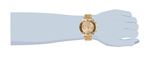 Invicta Men's Pro Diver Quartz Watch with Stainless Steel Strap, Rose Gold, 22 (Model: 27475