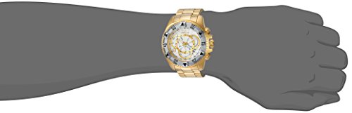 Invicta Men's Excursion Quartz Watch with Stainless-Steel Strap, Gold, 26 (Model: 24264)