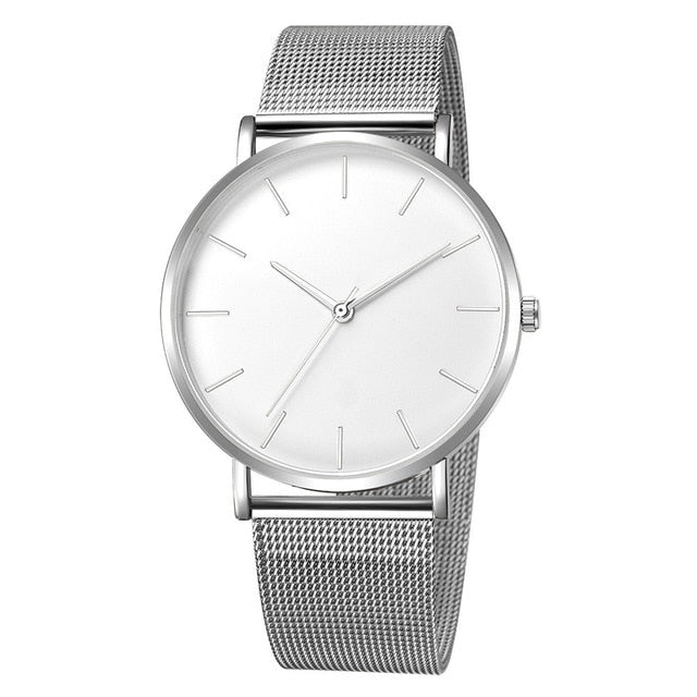 Dropship 2019 Famous Brand Gold Silver Casual Quartz Watch Women Mesh Stainless Steel Dress Women Watches Relogio Feminino Clock