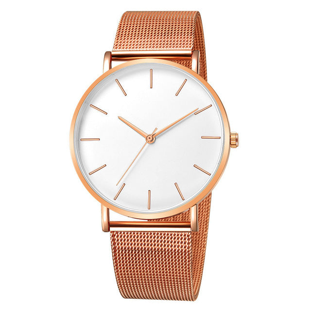 Dropship 2019 Famous Brand Gold Silver Casual Quartz Watch Women Mesh Stainless Steel Dress Women Watches Relogio Feminino Clock