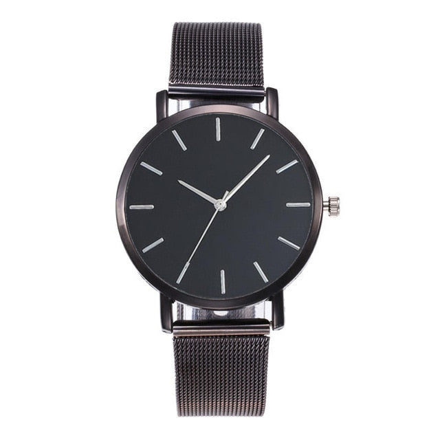 Dropship 2019 Famous Brand Gold Silver Casual Quartz Watch Women Mesh Stainless Steel Dress Women Watches Relogio Feminino Clock