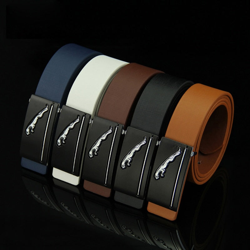 Top Quality Man Genuine Leather belt Metal Automatic Buckle Fashion casual Men Luxury Real skin belts Business formal male Strap