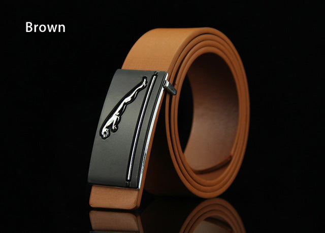 Top Quality Man Genuine Leather belt Metal Automatic Buckle Fashion casual Men Luxury Real skin belts Business formal male Strap