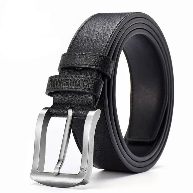 NO.ONEPAUL cow genuine leather luxury strap male belts for men new fashion classice vintage pin buckle men belt High Quality