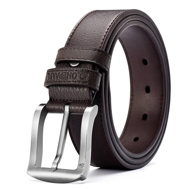 NO.ONEPAUL cow genuine leather luxury strap male belts for men new fashion classice vintage pin buckle men belt High Quality