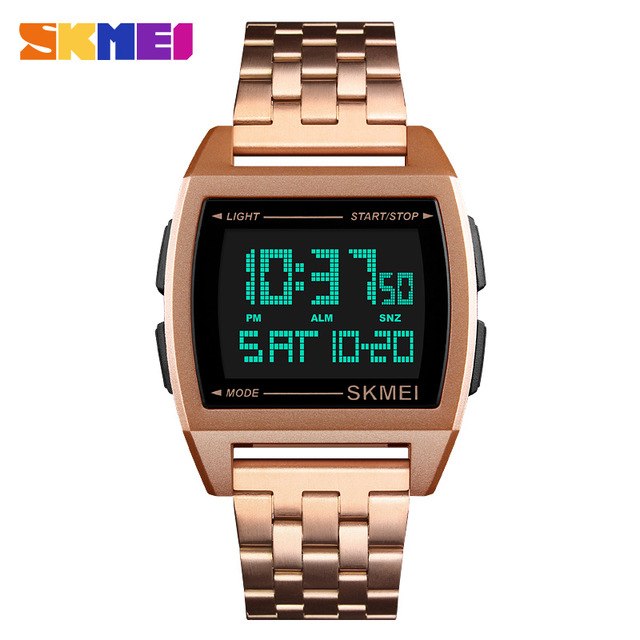 SKMEI Sports Watch Men Top Brand Luxury Steel Band