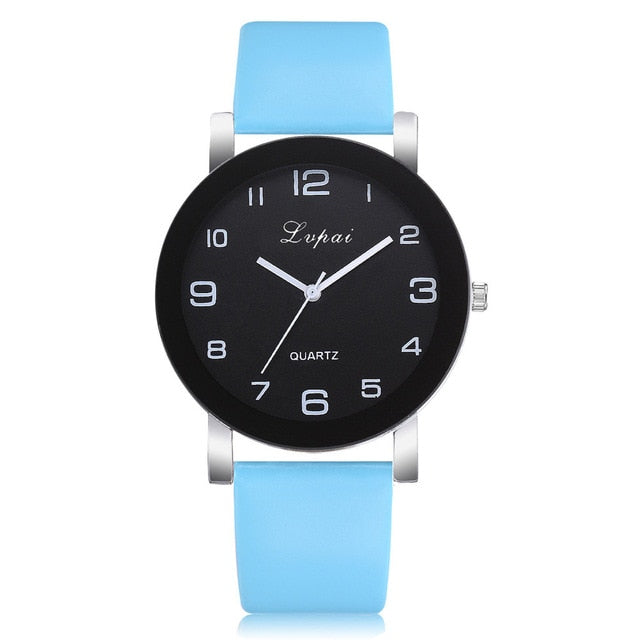 Women Casual Quartz Watch Leather Band Watch Analog Wrist Watch Fashion Zegarki Damskie 2019 New Hot Sale Women Watches #B