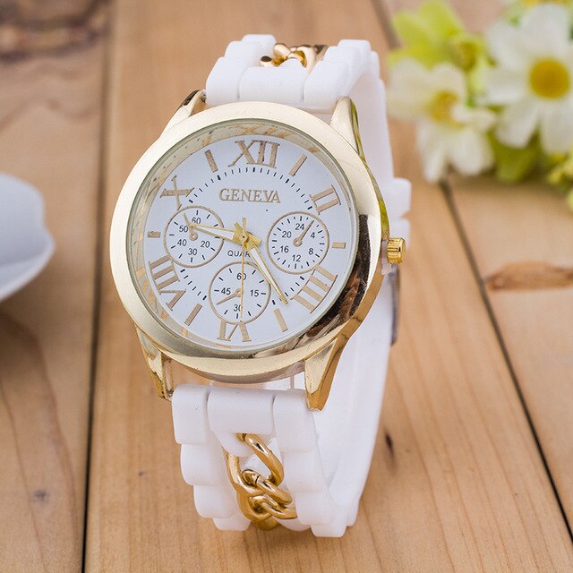 MINHIN Women Watch Brand Fashion Casual Quartz Watches Ladies Dress Sport Rhinestone Dial Relojes Mujer Chain Wristwatches