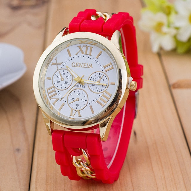 MINHIN Women Watch Brand Fashion Casual Quartz Watches Ladies Dress Sport Rhinestone Dial Relojes Mujer Chain Wristwatches