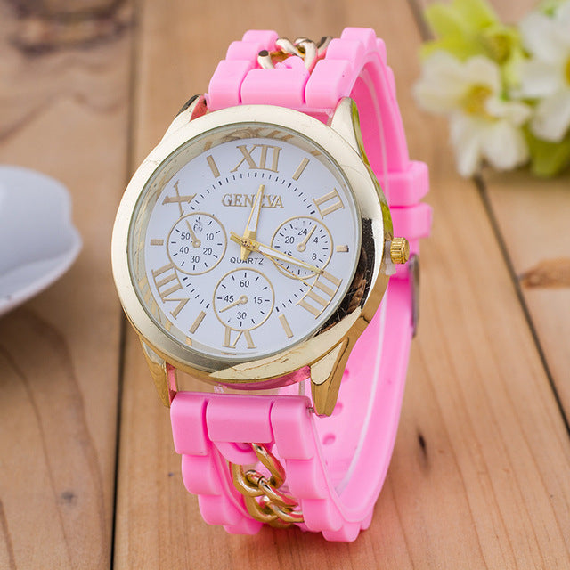 MINHIN Women Watch Brand Fashion Casual Quartz Watches Ladies Dress Sport Rhinestone Dial Relojes Mujer Chain Wristwatches