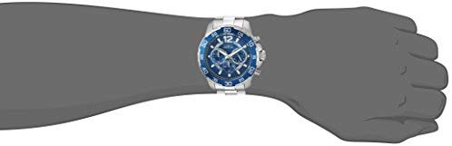 Invicta Men's Pro Diver Quartz Watch with Stainless-Steel Strap, Silver, 22