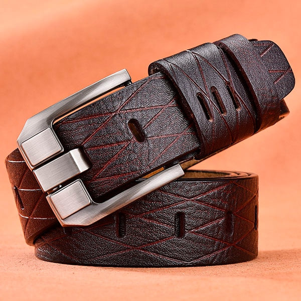 [LFMB]belt male leather belt men strap male genuine leather luxury pin buckle belts for men belt Cummerbunds ceinture homme