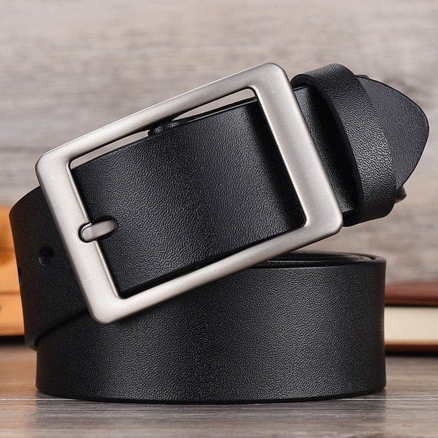 NO.ONEPAUL Men belt High Quality cow genuine leather luxury strap male belts for men new fashion classice vintage pin buckle