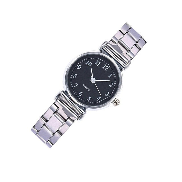 Stainless Steel Women Watches  Fashion Luxury Bracelet Watch Gift Clock Small Dial Simple Casua Dress Quartz Ladies Watch #W