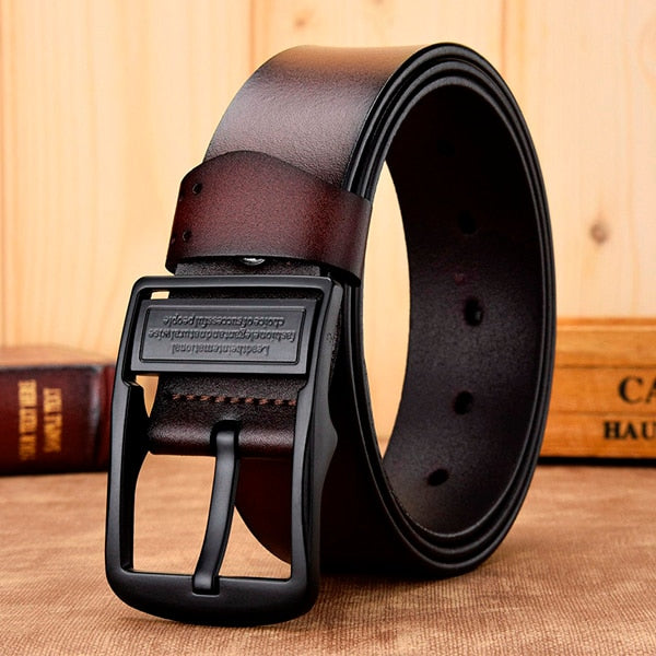[DWTS] leather belt men belt male male genuine leather belt strap luxury pin buckle belts for men Cummerbunds ceinture homme