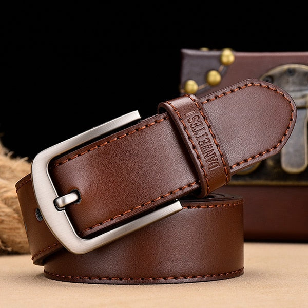 [DWTS] leather belt men belt male male genuine leather belt strap luxury pin buckle belts for men Cummerbunds ceinture homme