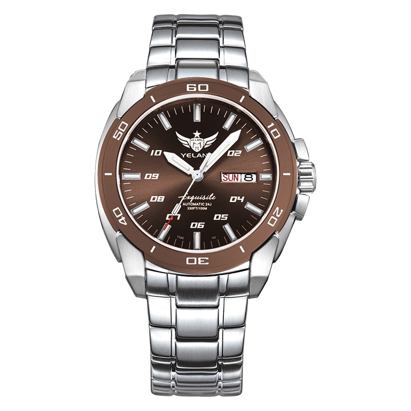 YELANG wrist watch mens,T100 tritium luminous automatic watches sport waterproof military wristwatch relogio masculino V1020S