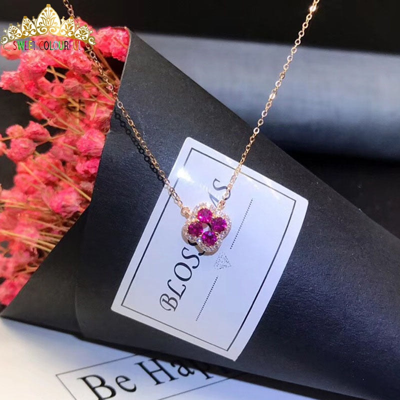 Jewelry 18K gold natural South African Diamond  Necklace with certificate Wedding gifts HI003