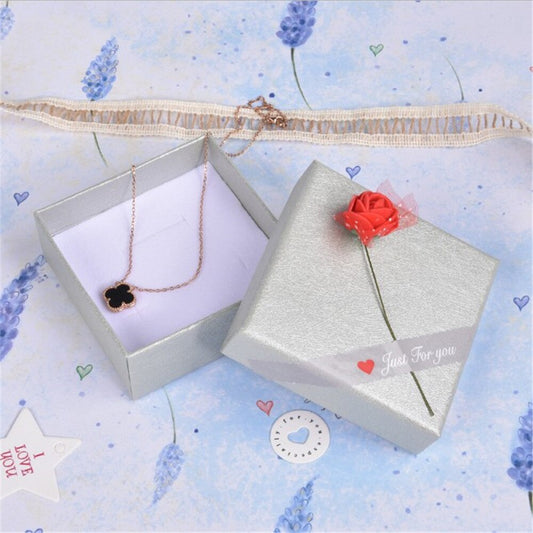 Hot 3 Type Size Jewelry Box For Necklace Pendant Bracelets Jewelry Storage Gifts Box Wedding Box Jewelry Necklace Pendant Box
