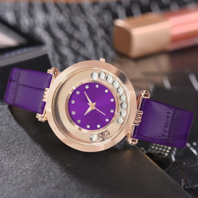 Vansvar Brand Leather Hot Sale strap Style Quartz Women Watch Top Brand Watches Fashion Casual Fashion Wrist Watch Relojes 533