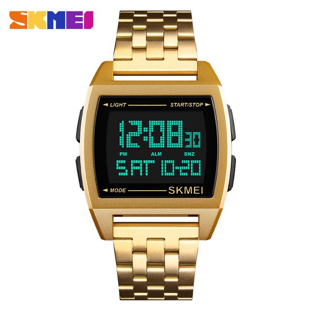 SKMEI Sports Watch Men Top Brand Luxury Steel Band