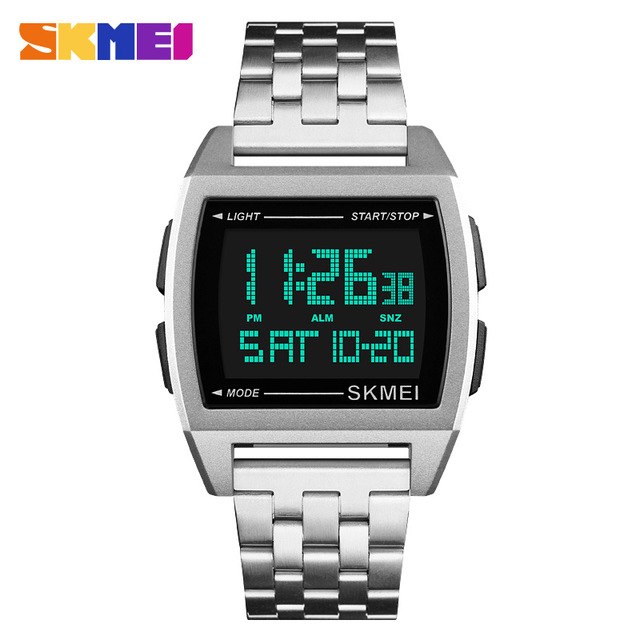 SKMEI Sports Watch Men Top Brand Luxury Steel Band