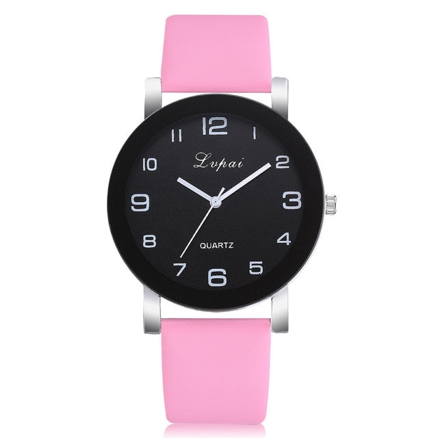 Women Casual Quartz Watch Leather Band Watch Analog Wrist Watch Fashion Zegarki Damskie 2019 New Hot Sale Women Watches #B