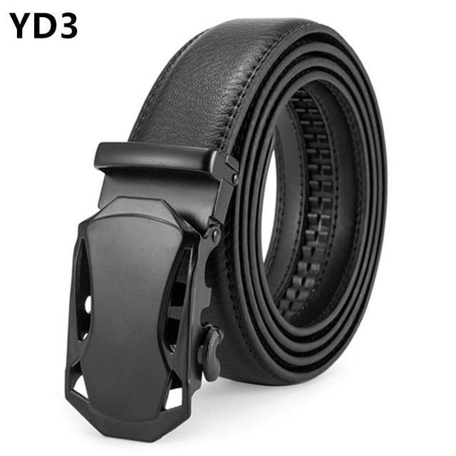 Men's Genuine Leather Belt High Quality Belts Men Luxury Strap Male Waistband Fashion Vintage Buckle Belt for Jeans Long 110-150