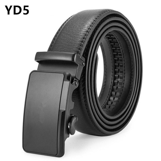 Men's Genuine Leather Belt High Quality Belts Men Luxury Strap Male Waistband Fashion Vintage Buckle Belt for Jeans Long 110-150